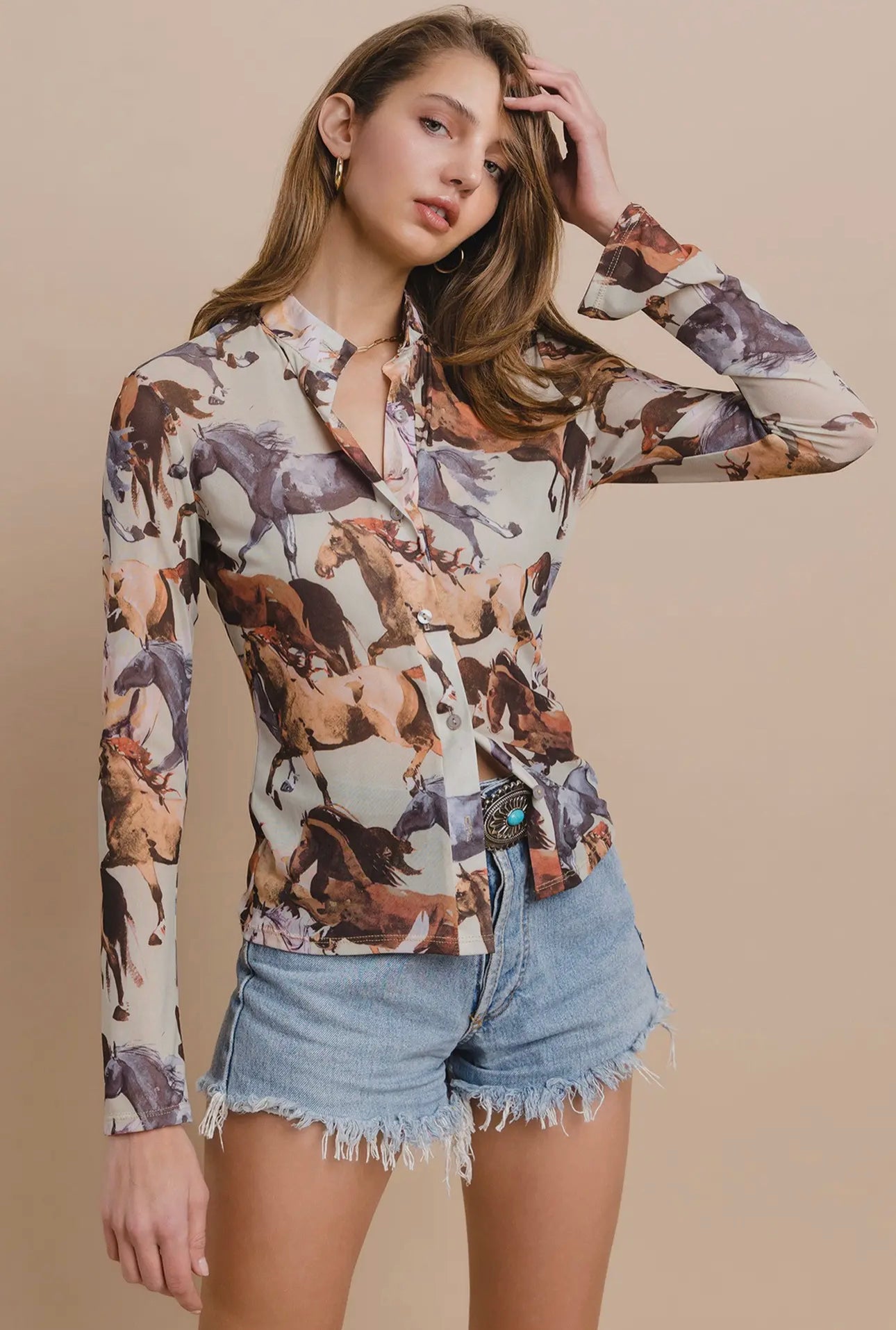 The Wild Horses Blouse