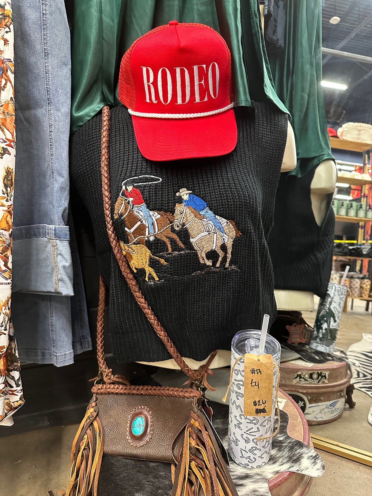 Rodeo Trucker Cap- Red