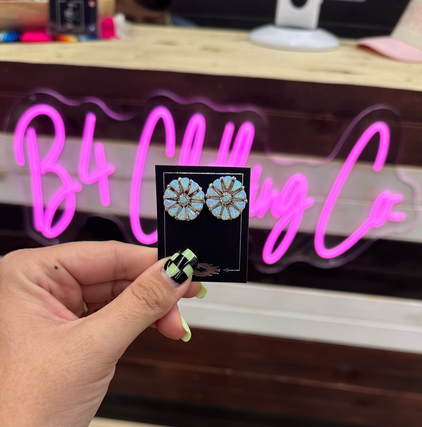 The Ice Blue Opal Clusters