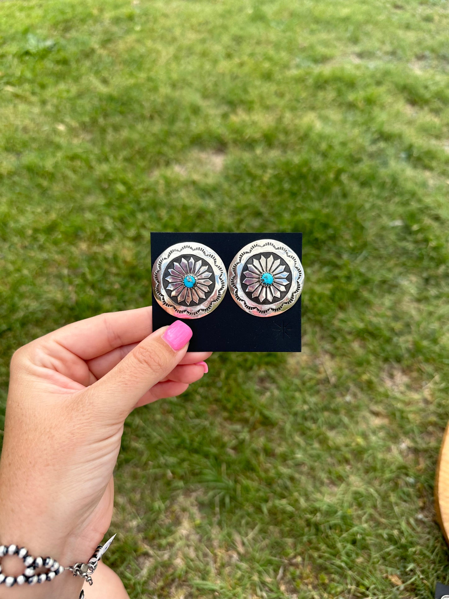 Sterling Silver Cluster Conchos