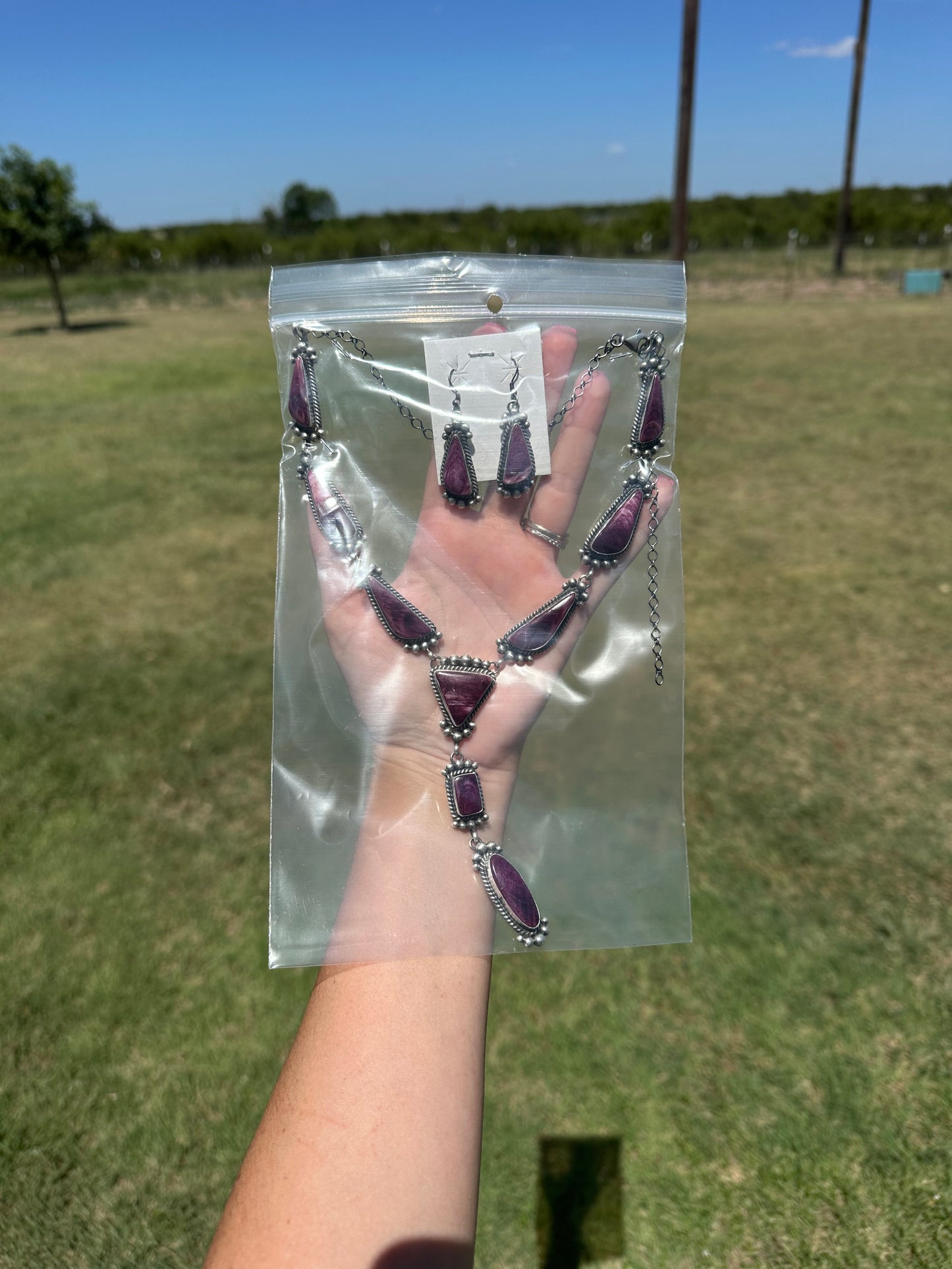 Purple Spiny Lariat