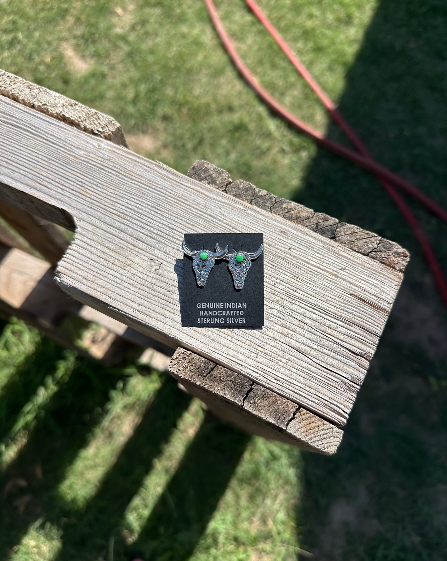 Green Steer Heads