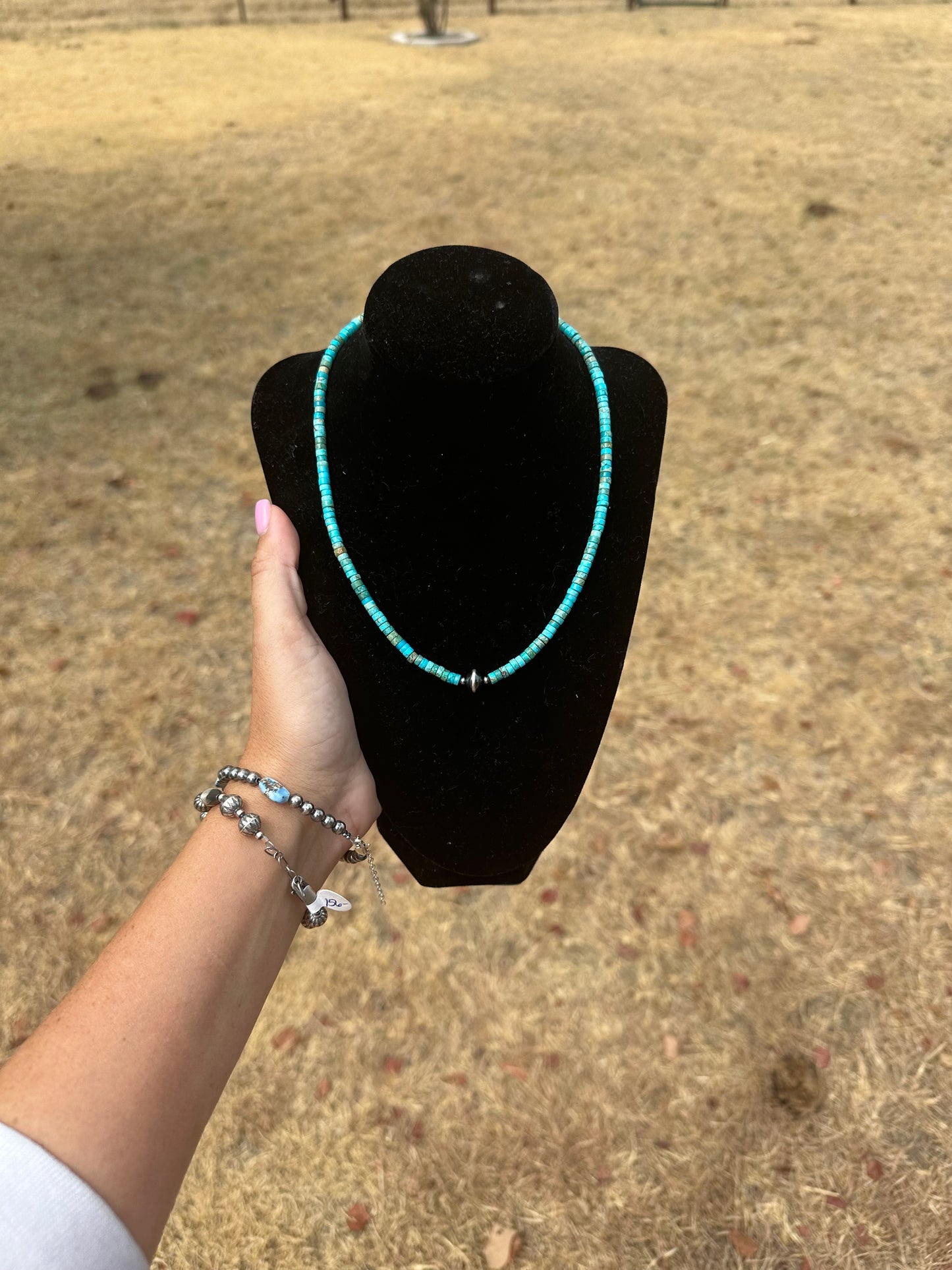 Heishi Saucer Necklace