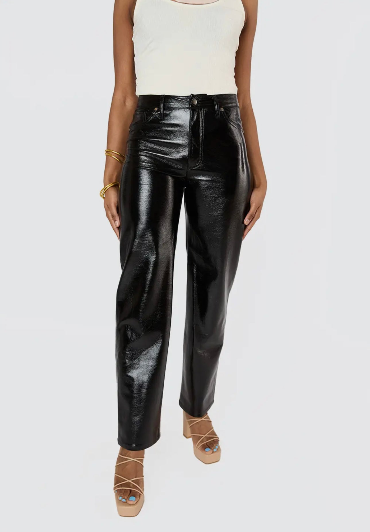 The Yara Vegan Leather Pants