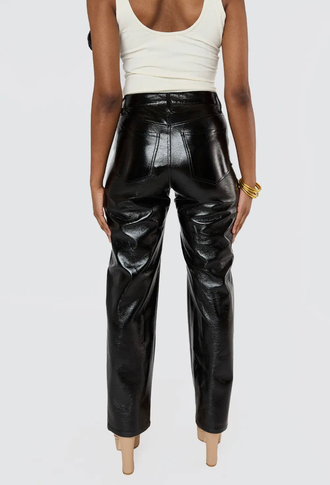 The Yara Vegan Leather Pants