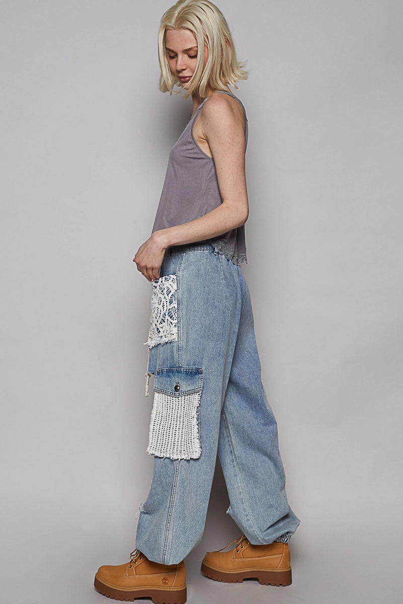 Crochet Patch Pants