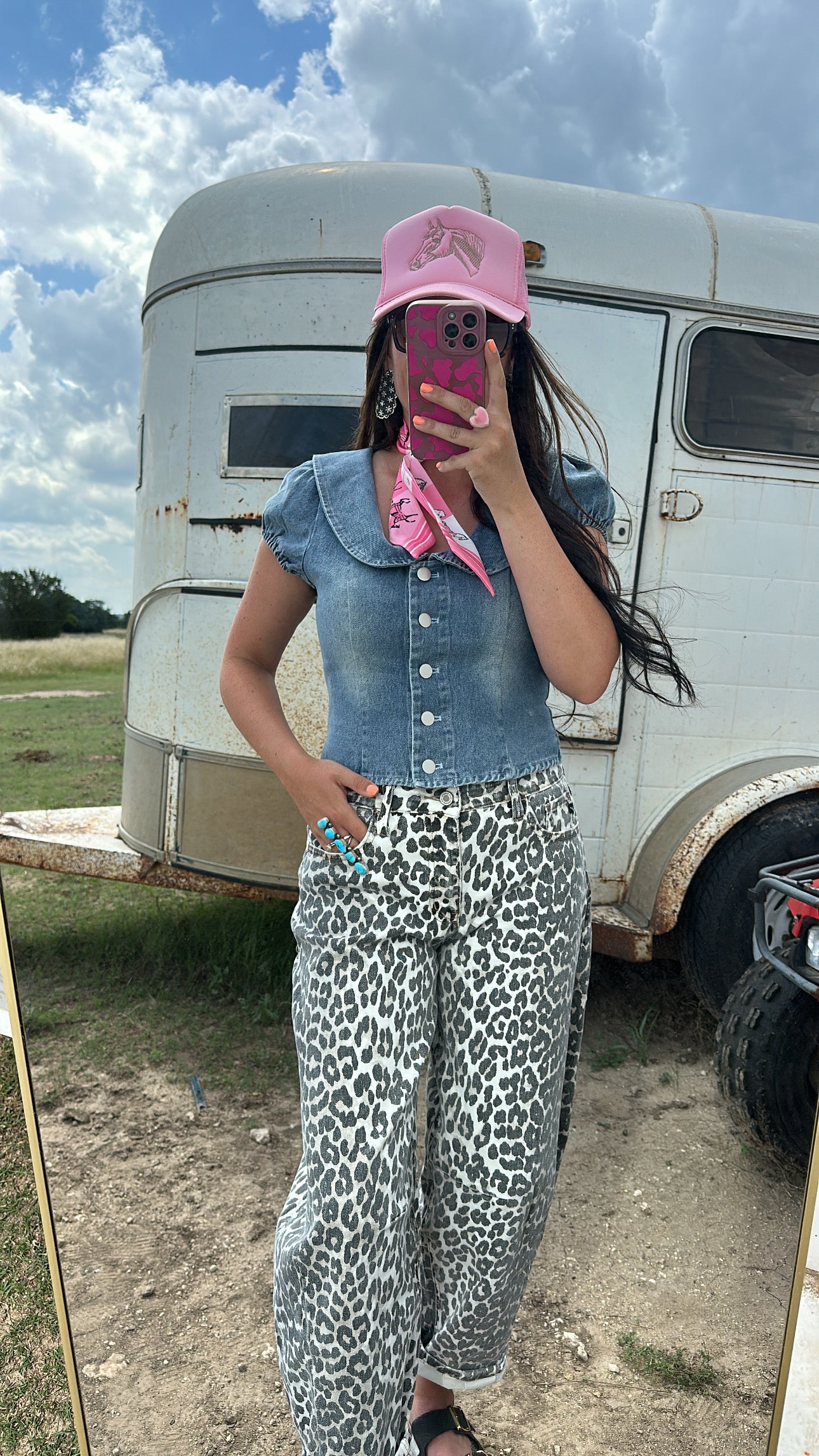 Dolly Denim Top