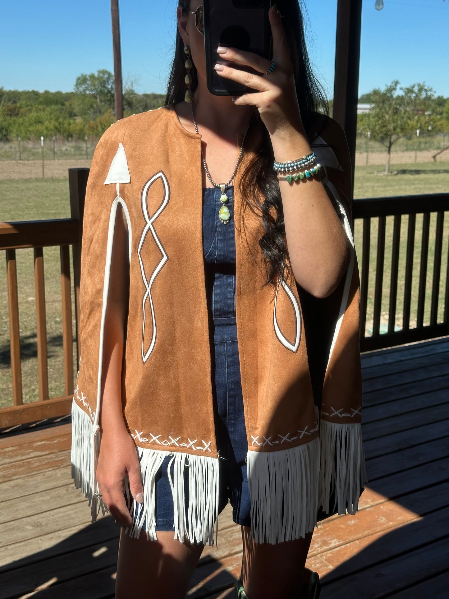 Waverly Embroidered Cape