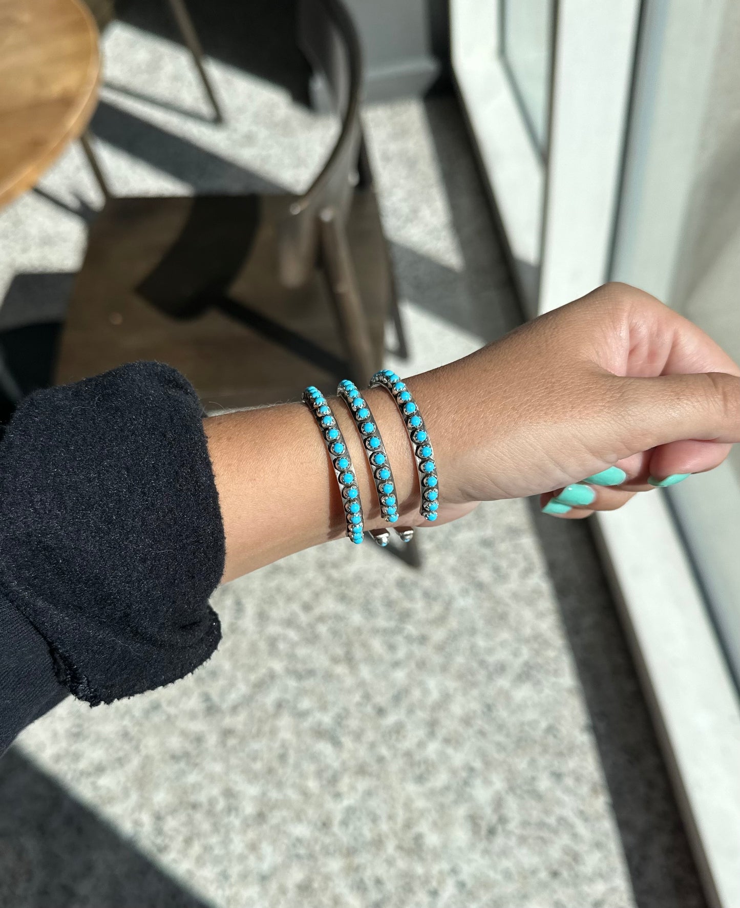 Turquoise Stacker Cuffs
