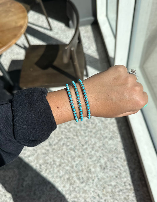 Turquoise Stacker Cuffs