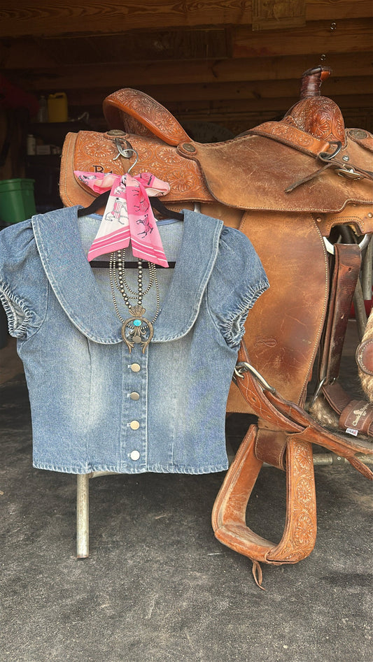 Dolly Denim Top