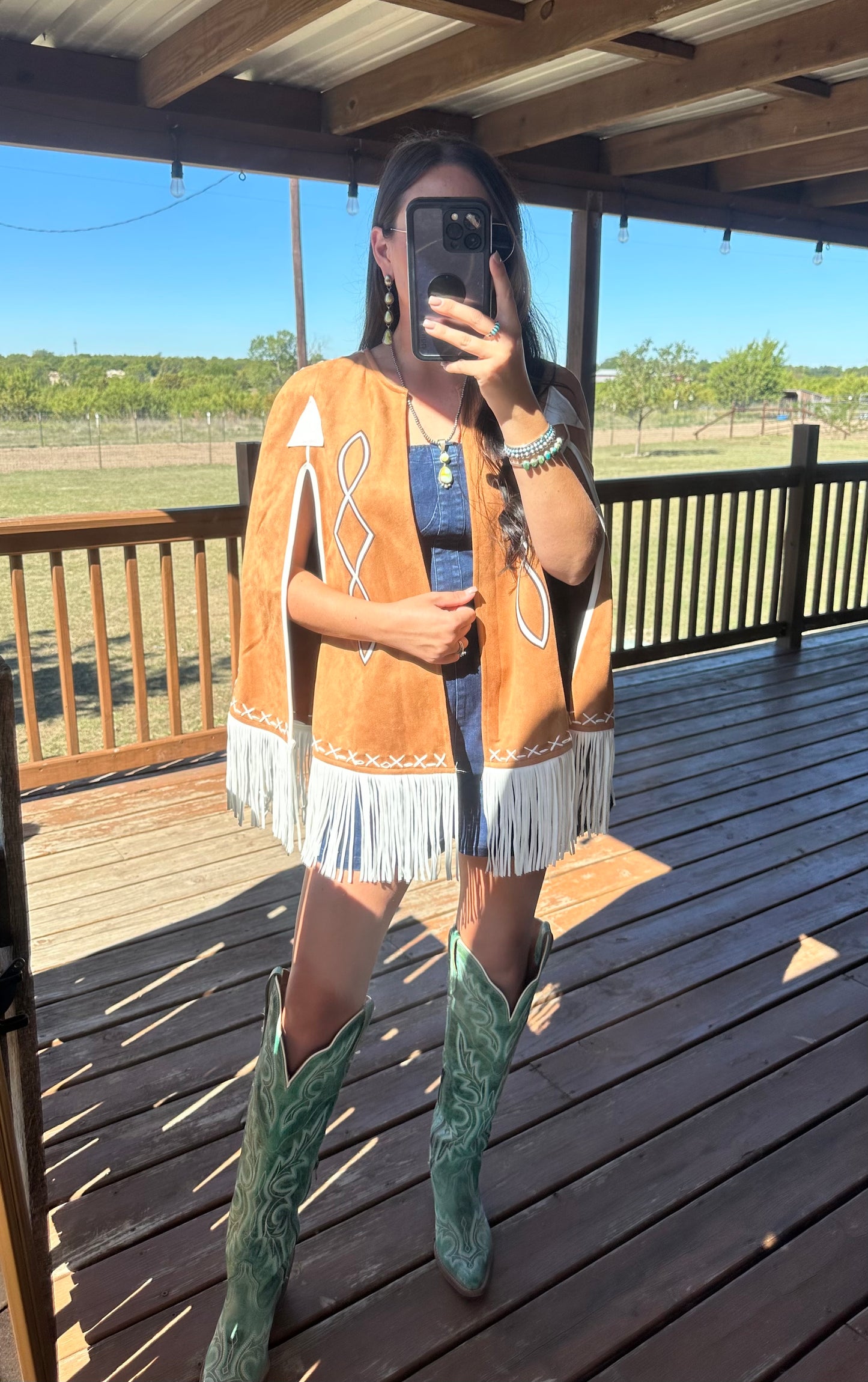 Waverly Embroidered Cape