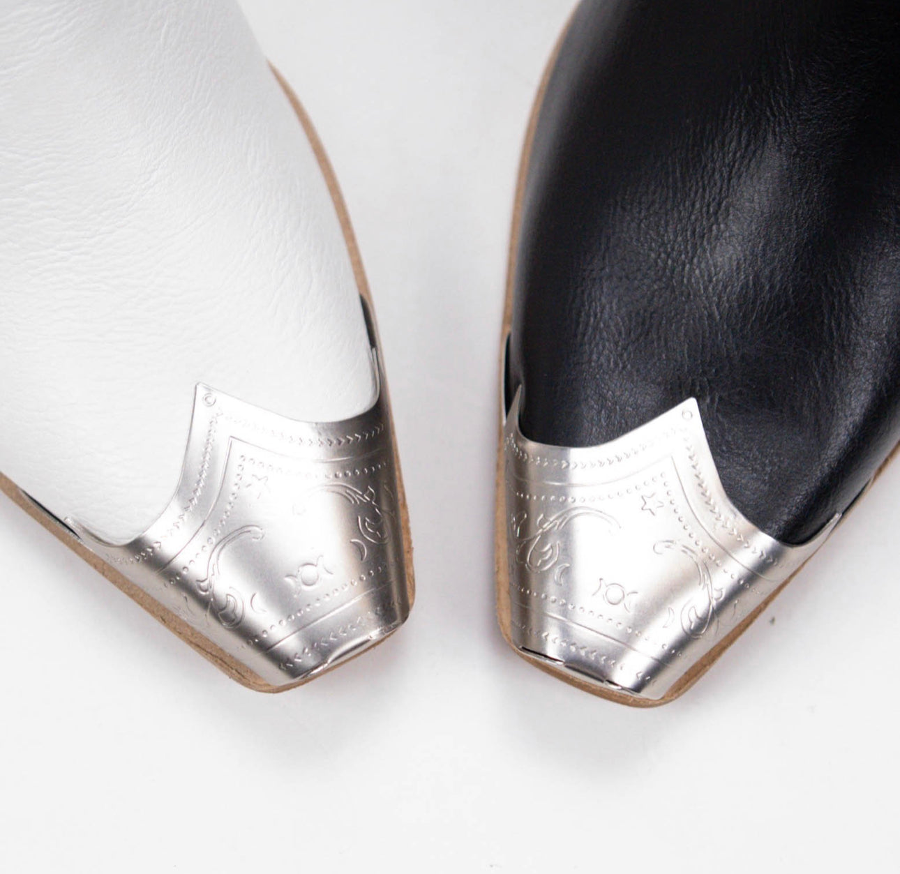 The Metallic Toe Bootie