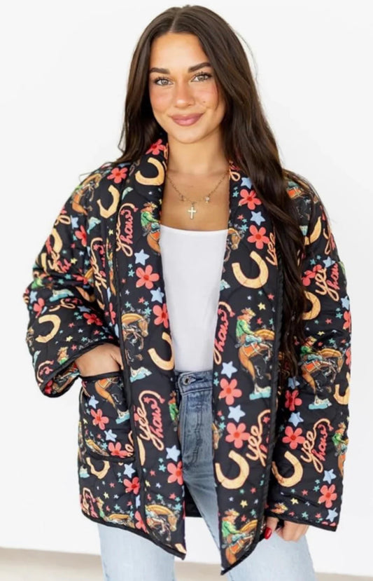 Yeehaw Quilted Jacket