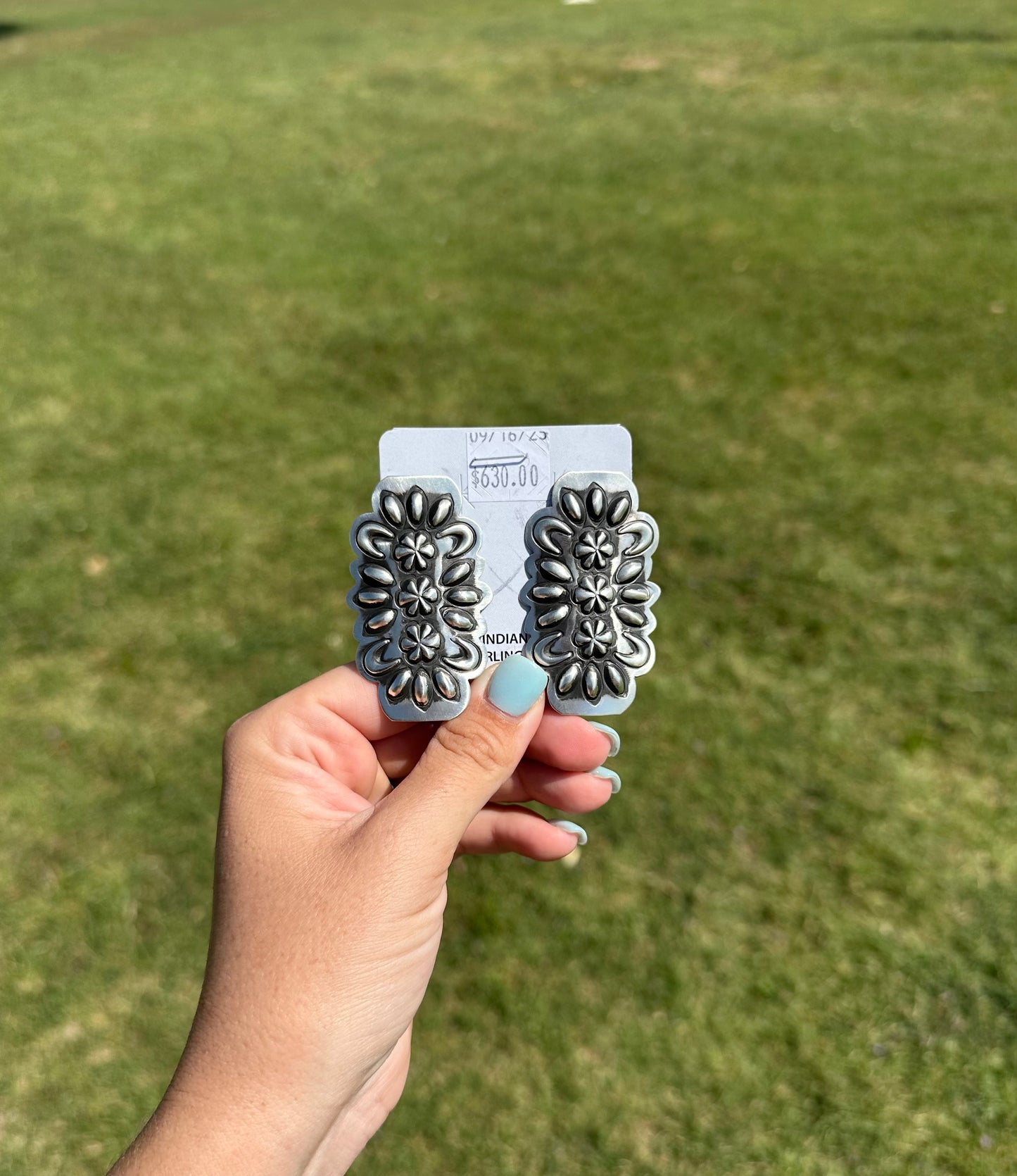 Stamped Tahe Concho