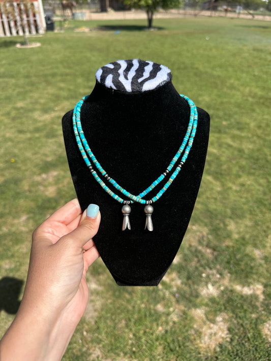 Heishi Bead Squash Necklace