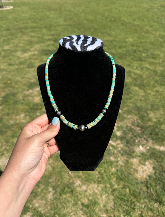 Pearl Heishi Necklace