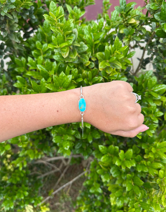 King's Manassa Single Stone Bracelet
