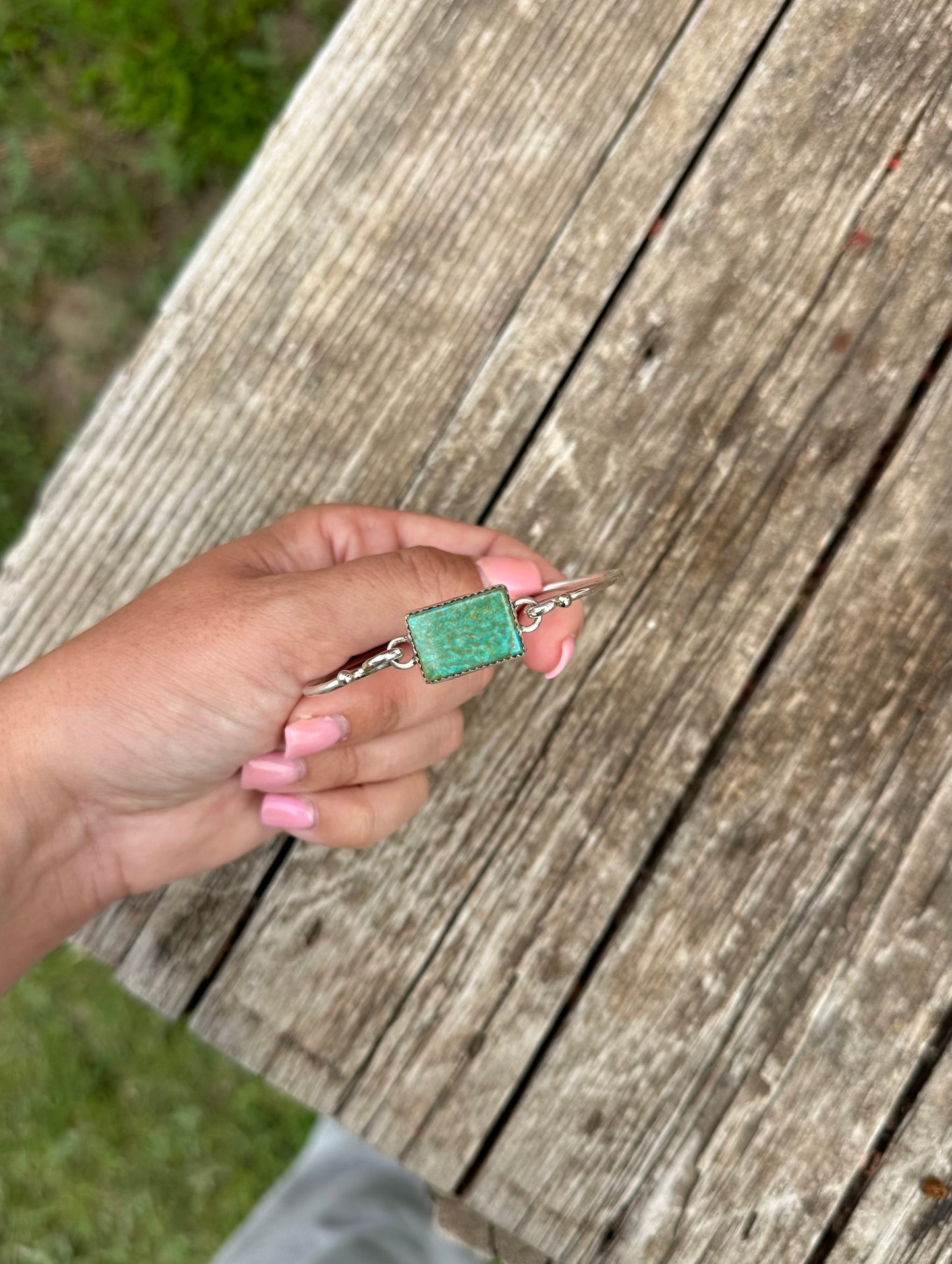 King's Manassa Single Stone Bracelet