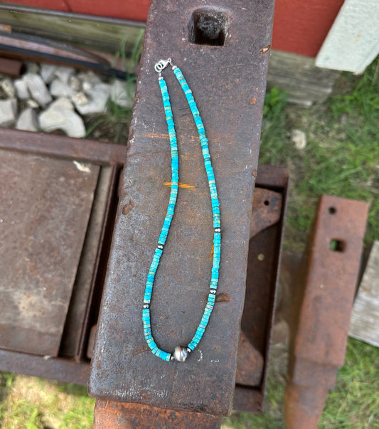 Heishi Strand with Pearls Stacker