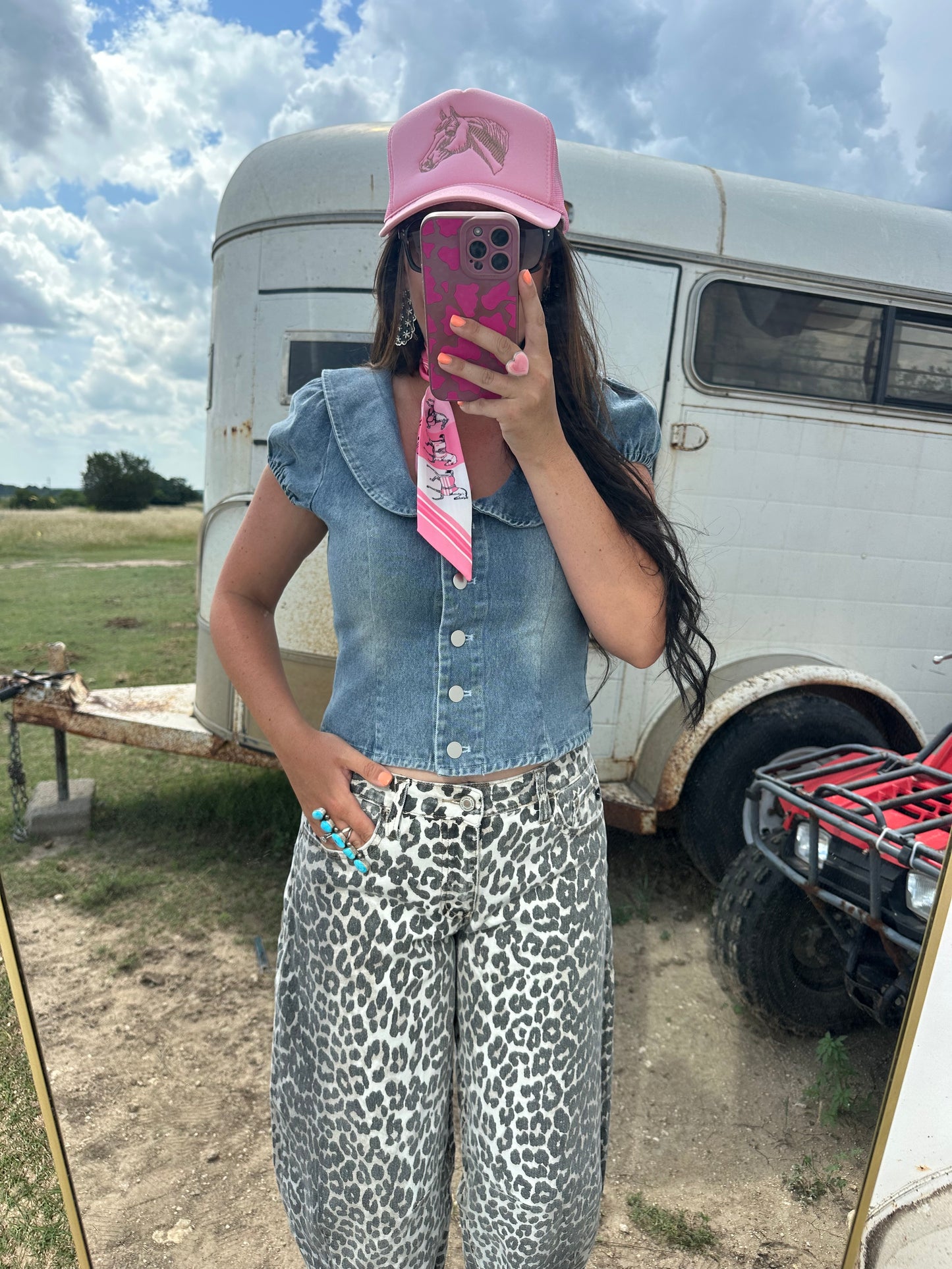 Dolly Denim Top