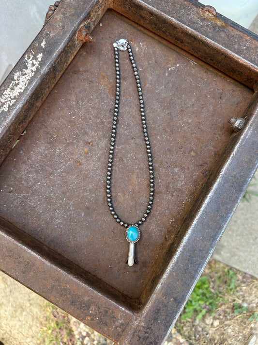 Blue Blossom Necklace