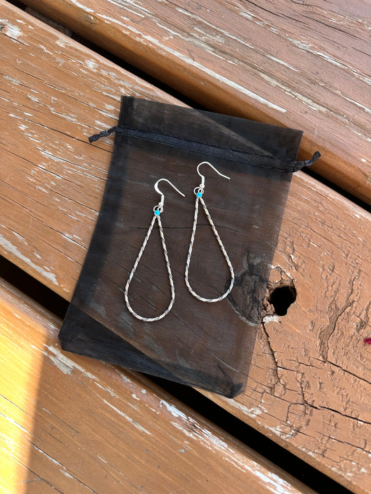 Teardrop Hoops