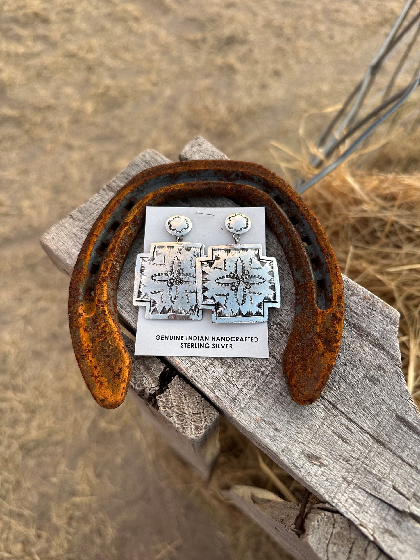 The Detailed Post Earrings