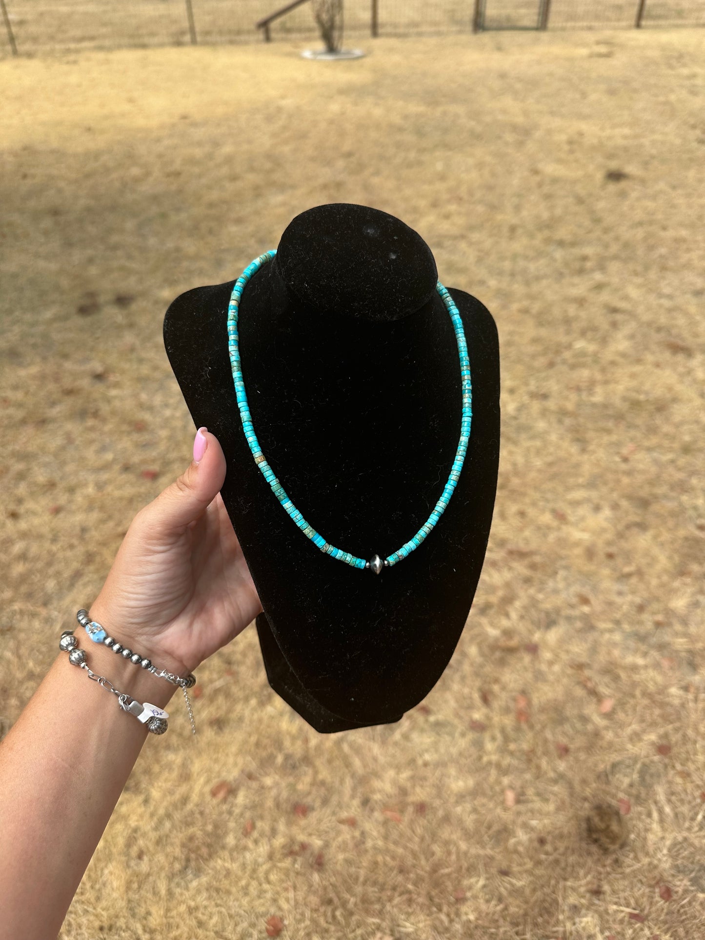 Heishi Saucer Necklace