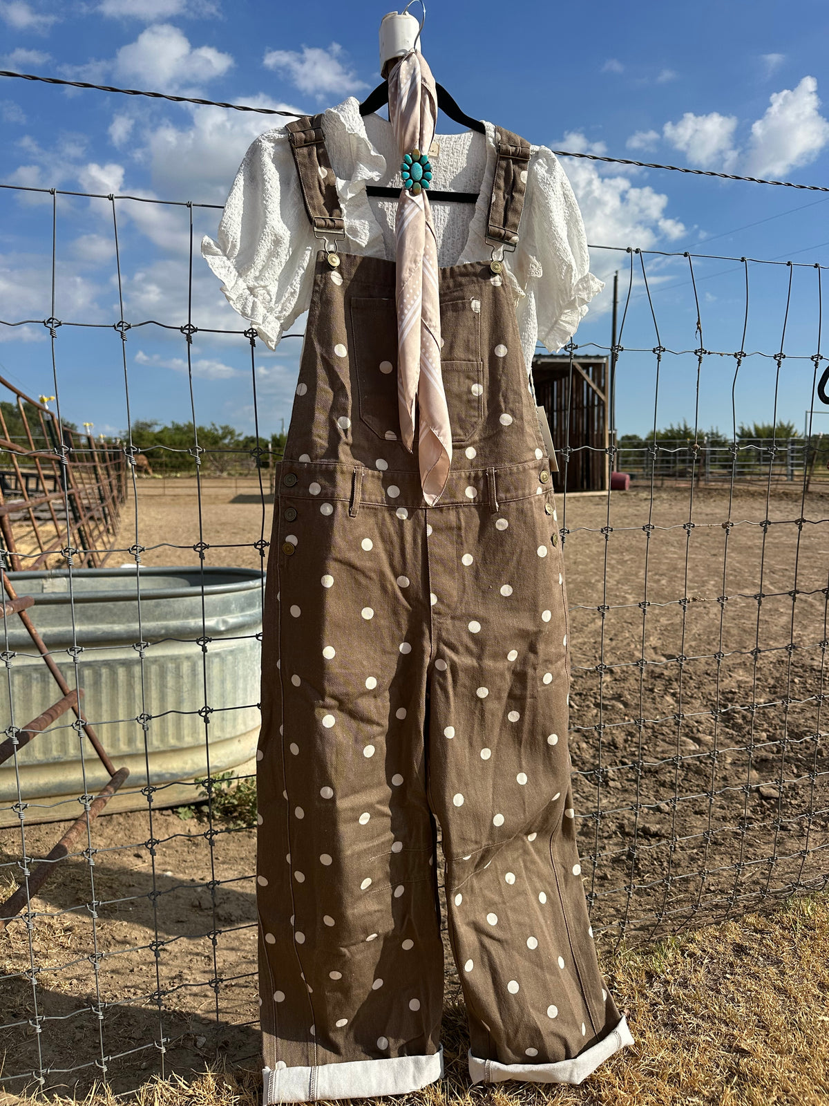 Penny Polka Dot Overalls