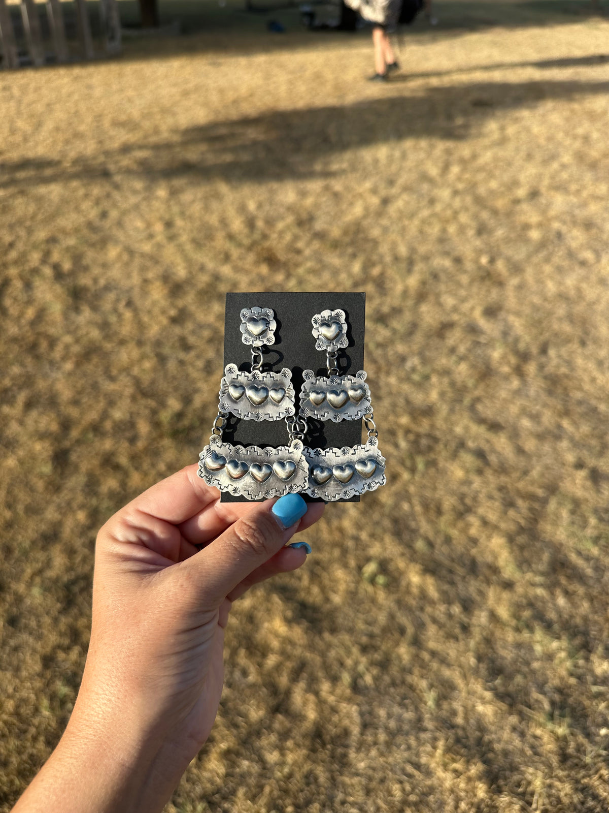Tim Yazzie Chandelier Earrings