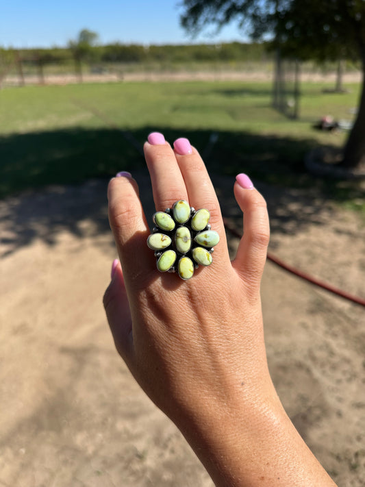 Palomino Cluster Ring