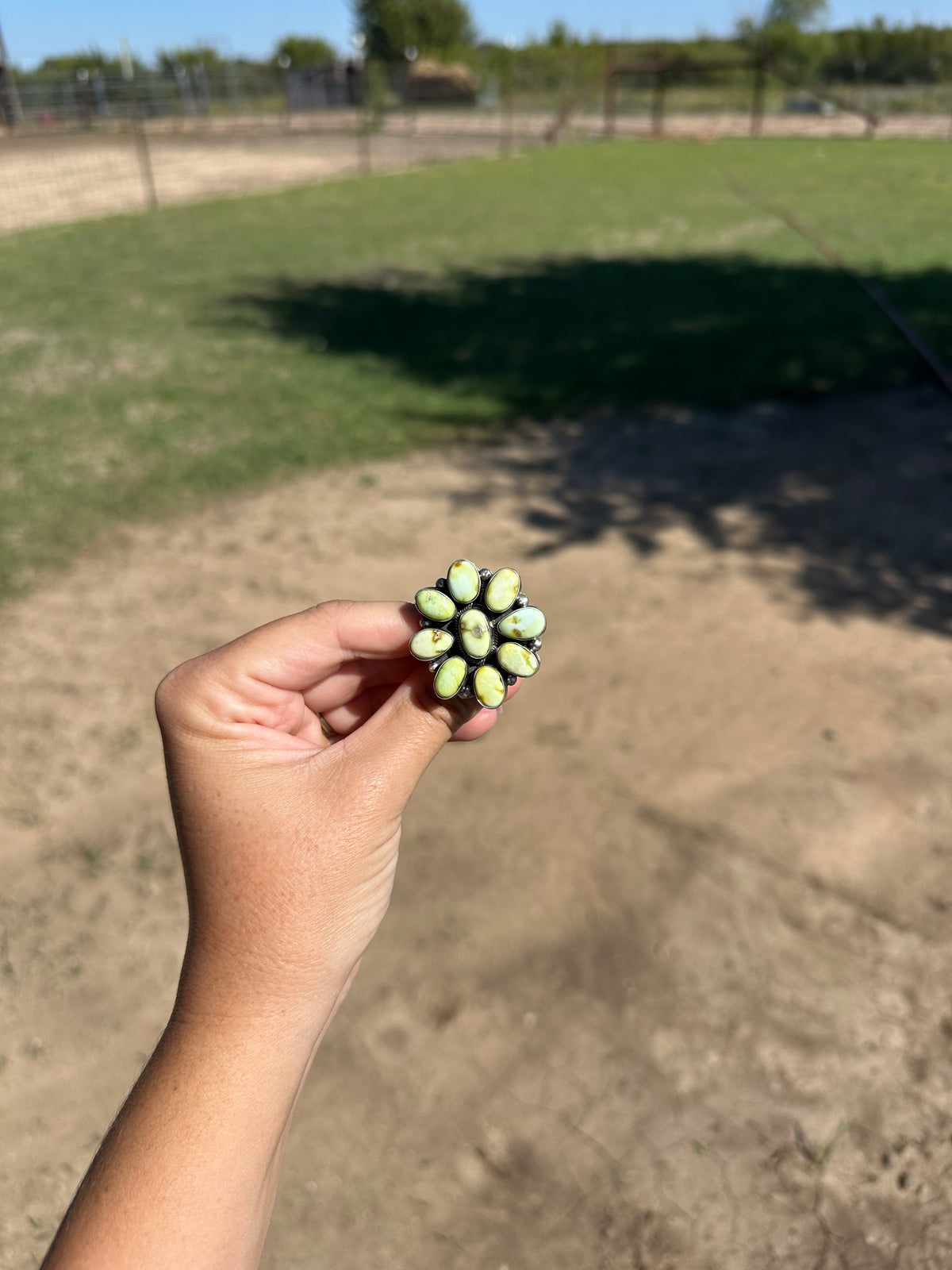 Palomino Cluster Ring