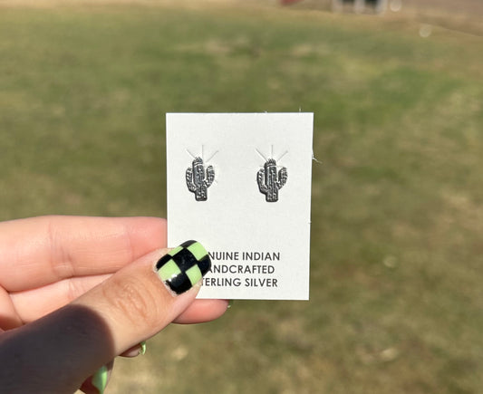 Small Cactus Studs