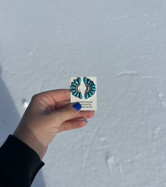 The Moon Half Clusters- Turquoise