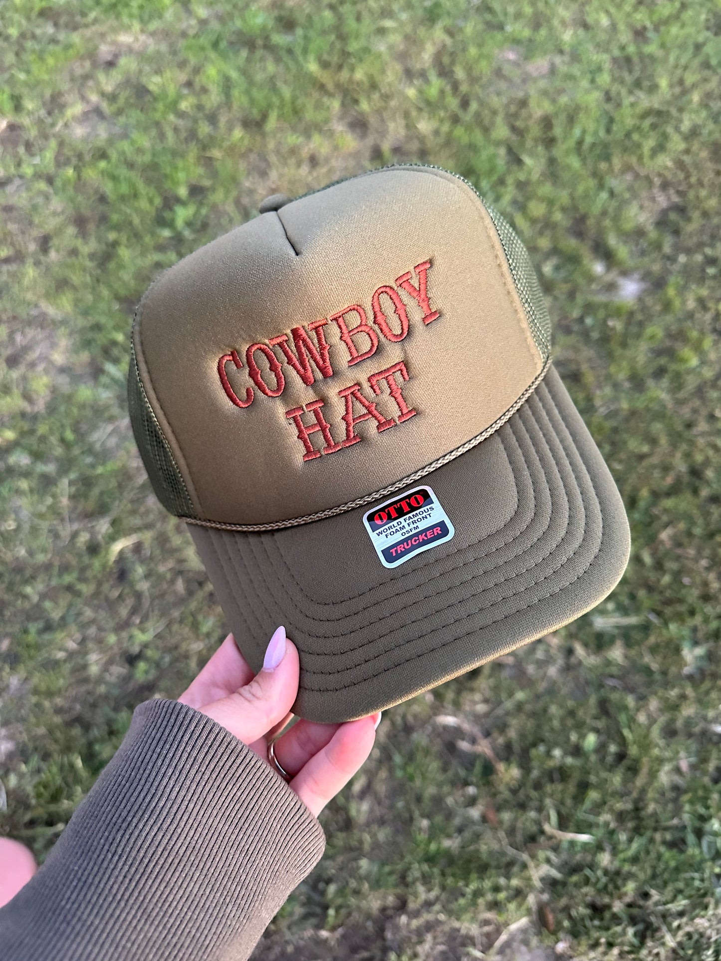 Cowboy Hat Trucker Cap