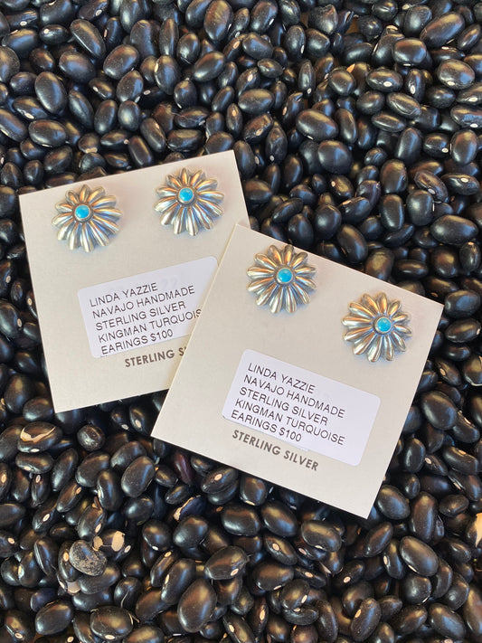 Concho Turquoise Studs